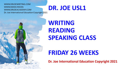 USL1 Writing-Reading-Speaking Long-Term Class Friday 26 weeks