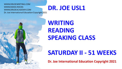 USL1 Writing-Reading-Speaking Long-Term Class Saturday II - 51 weeks