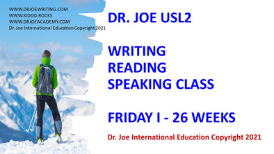 USL2 Writing-Reading-Speaking Long-Term Class Friday I - 26 weeks